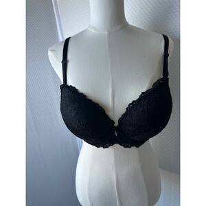 Smart and Sexy SA276 Add 2 Cup Sizes Push Up Bra Black Size 38C